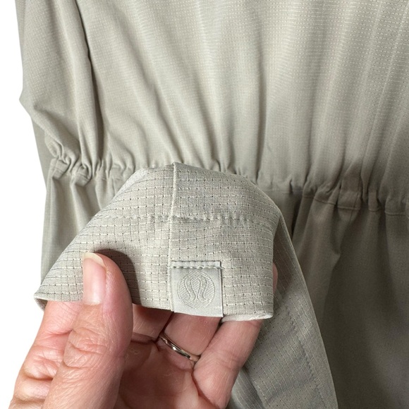 lululemon | Ventlight™ Button Front Dress in Raw Linen 6 - Picture 4 of 8